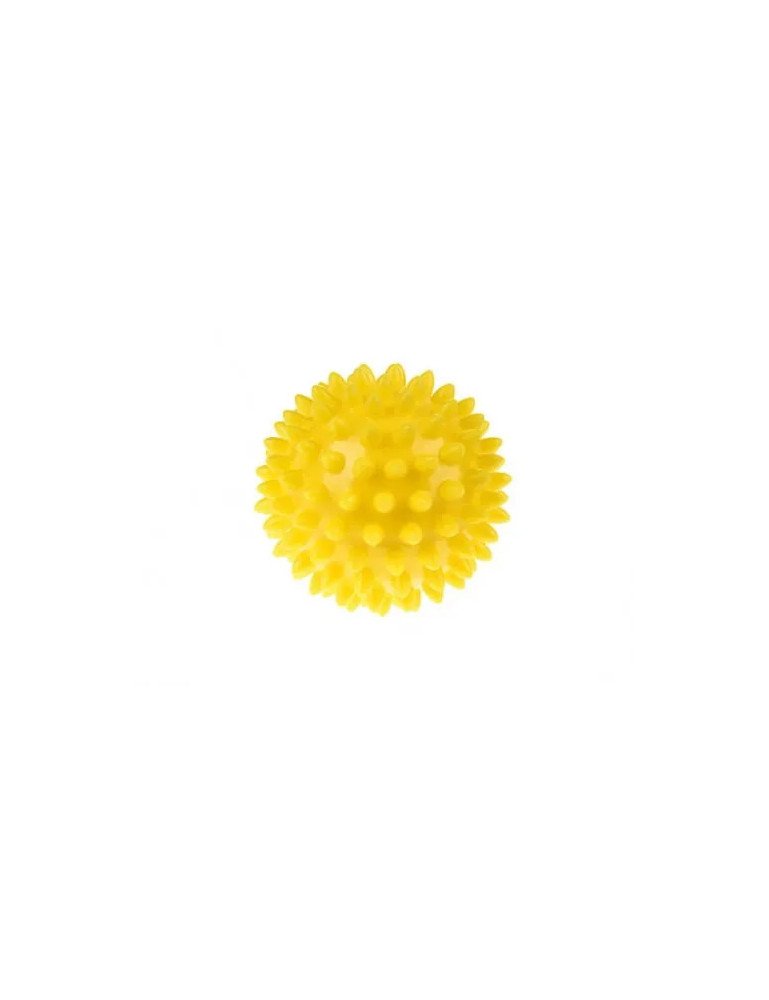 TULLO 412 Sensorinis kamuoliukas masažui ir reabilitacijai 6,6 cm geltonos spalvos