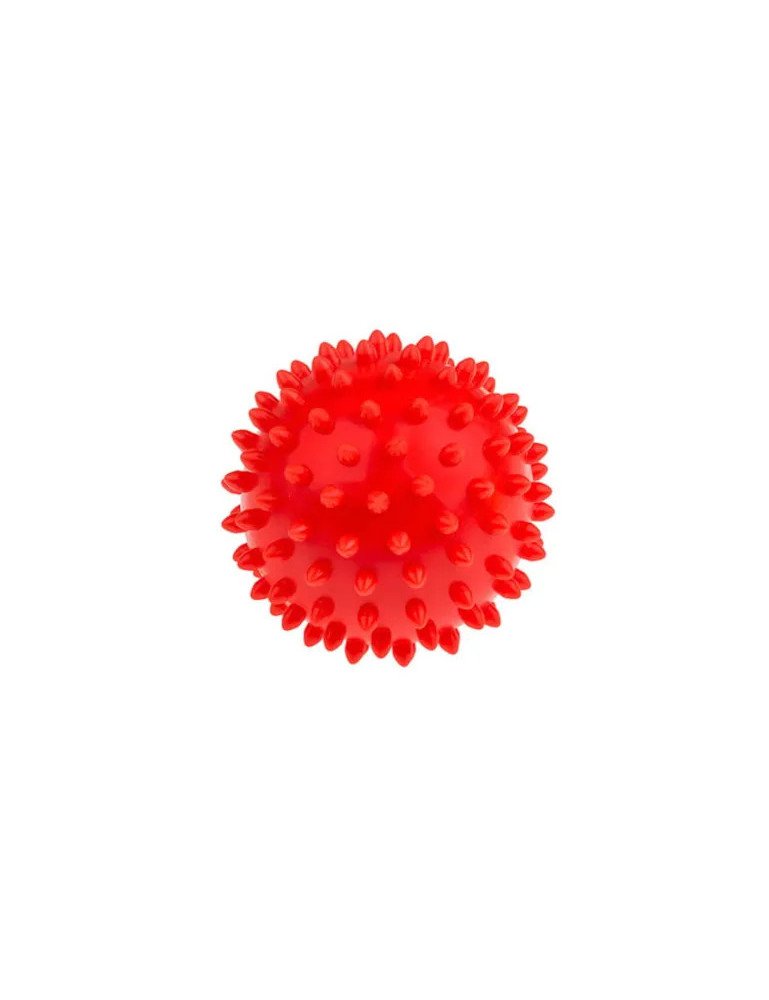 TULLO 438 Sensorinis kamuoliukas masažui ir reabilitacijai 9 cm raudonas