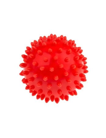 TULLO 438 Sensorinis kamuoliukas masažui ir reabilitacijai 9 cm raudonas