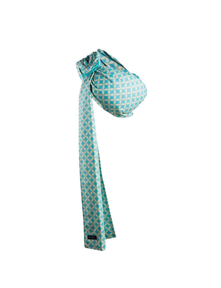 WOMAR N16 HUG ME Zaffiro Sling Kartonas romboidinis turkis-Nešioklės ir priedai-Vežimėliai ir nešioklės