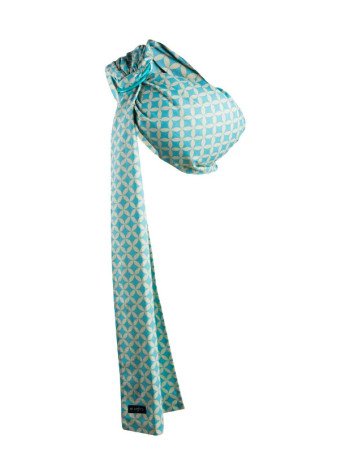 WOMAR N16 HUG ME Zaffiro Sling Kartonas romboidinis turkis-Nešioklės ir priedai-Vežimėliai ir nešioklės