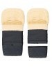 WOMAR S20 SLEEP&GROW Vežimėlio miegmaišis multi arctic natural wool graphite