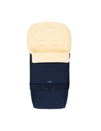 WOMAR S20 SLEEP&GROW Vežimėlio miegmaišis multi arctic natural wool navy blue