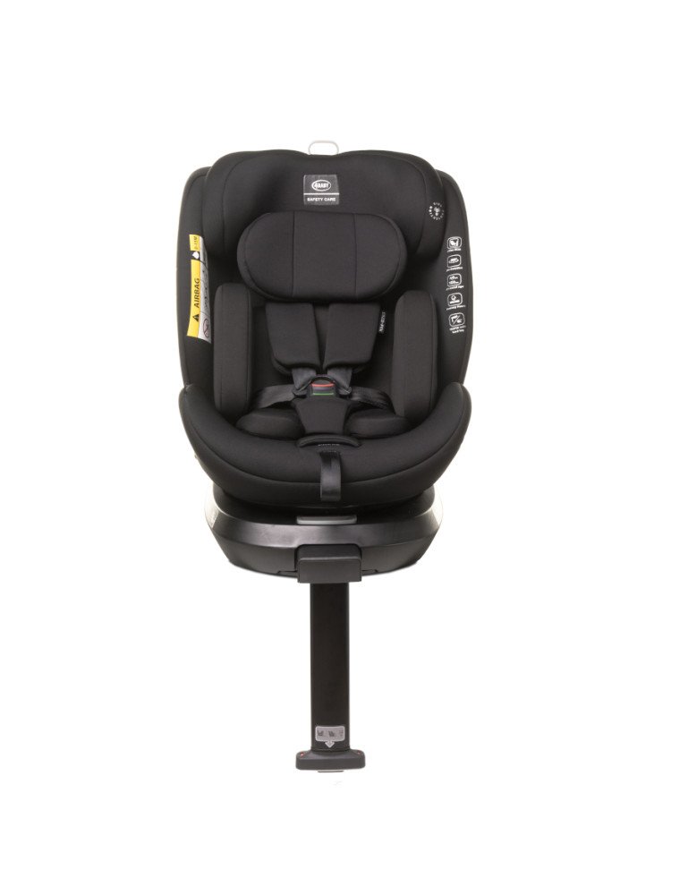 4 BABY Automobilinė kėdutė ENZO-FIX 40-150cm juoda I-SIZE-0-36 kg-Automobilinės kėdutės