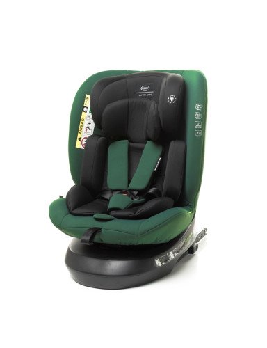 4 BABY Automobilinė kėdutė MATT-FIX 40-150cm DARK GREEN I-SIZE-0-36 kg-Automobilinės kėdutės