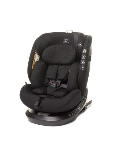 4 BABY ROTO-FIX Automobilinė kėdutė 40-150cm juoda I dydžio-0-36 kg-Automobilinės kėdutės