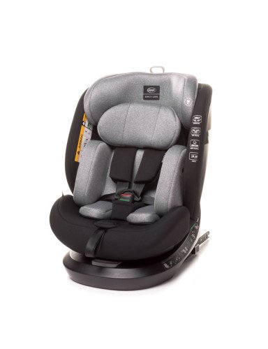 4 BABY ROTO-FIX Automobilinė kėdutė 40-150cm Grey I-Size-0-36 kg-Automobilinės kėdutės