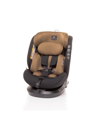 4 BABY ROTO-FIX Automobilinė kėdutė 40-150cm MOKKA I-Size-0-36 kg-Automobilinės kėdutės