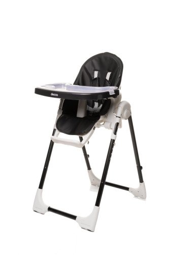 4 BABY Maitinimo kėdutė DECCO BLACK-Maitinimo kėdutės-Vaiko kambarys
