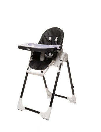 4 BABY Maitinimo kėdutė DECCO BLACK-Maitinimo kėdutės-Vaiko kambarys