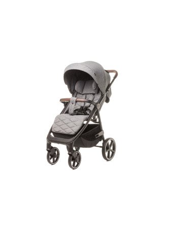 4 BABY vežimėlis STINGER PRO MELANGE GREY-Sportiniai vežimėliai-Vežimėliai ir nešioklės