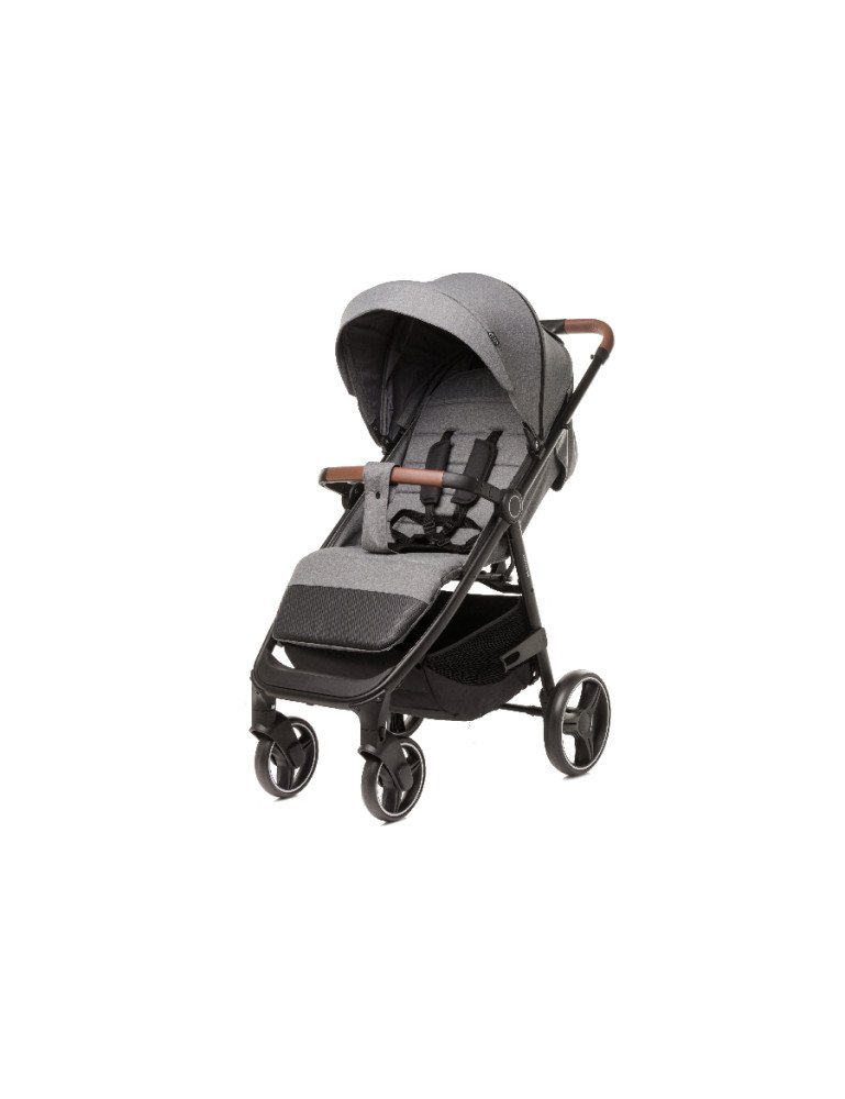 4 BABY vežimėlis STINGER XXIV MELANGE GREY-Sportiniai vežimėliai-Vežimėliai ir nešioklės