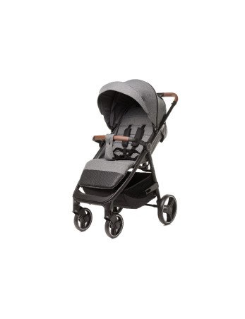 4 BABY vežimėlis STINGER XXIV MELANGE GREY-Sportiniai vežimėliai-Vežimėliai ir nešioklės