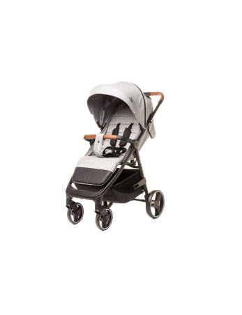 4 BABY vežimėlis STINGER XXIV MELANGE LIGHT GREY-Sportiniai vežimėliai-Vežimėliai ir nešioklės
