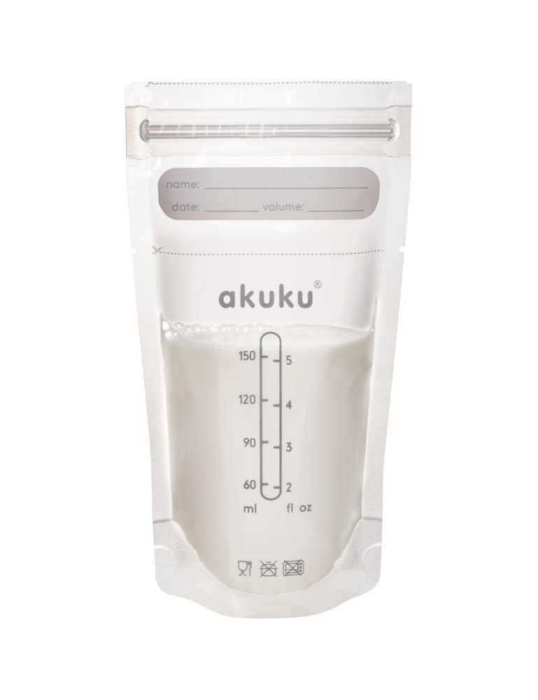 AKUKU A0011 Sterilūs maisto laikymo maišeliai 150 ml