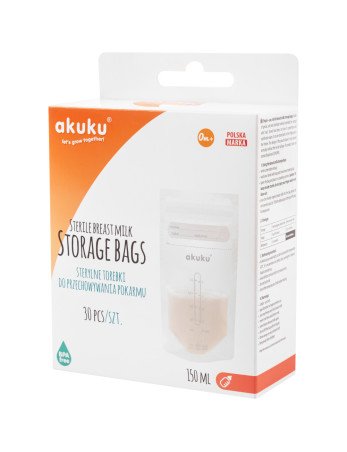 AKUKU A0011 Sterilūs maisto laikymo maišeliai 150 ml