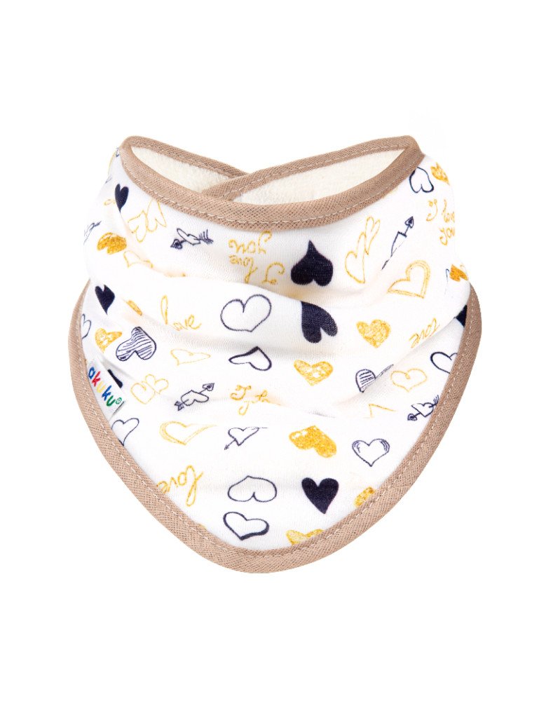 AKUKU A1512 Šliaužtinukai - Velcro šalikas "Hearts