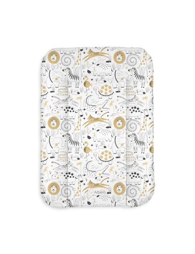 ALBERO MIO kūdikių pervystymo kilimėlis (neaustinis audinys) 70x50 429 Zoologijos sodo draugai