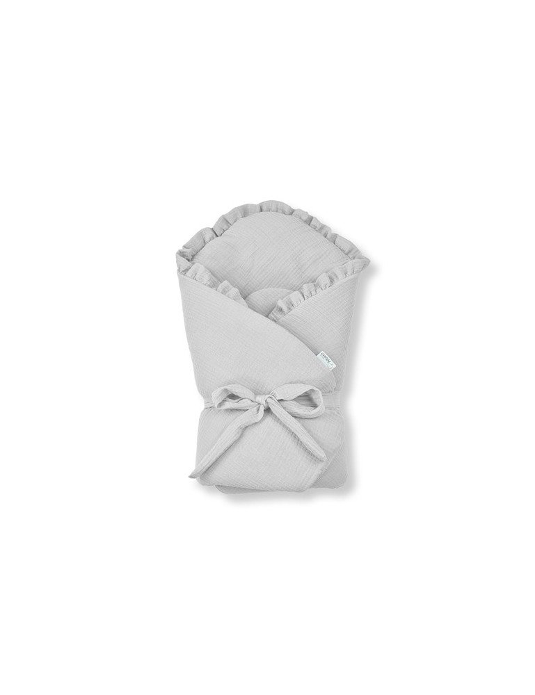 ALBERO MIO Medvilnės spalva CC3 Ash baby cornet
