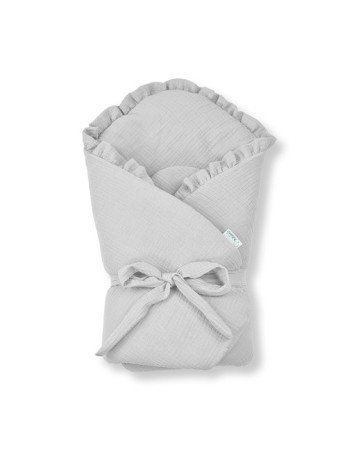 ALBERO MIO Medvilnės spalva CC3 Ash baby cornet
