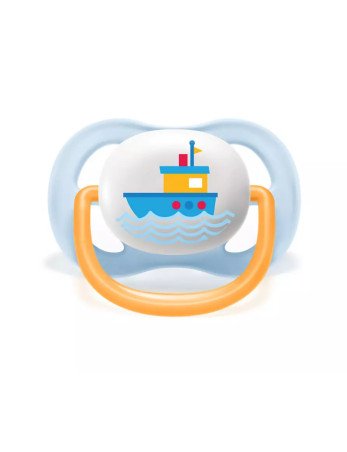 AVENT SCF080/01 Ultra Air Happy manekenas 0-6M berniukas I love mama/laivas