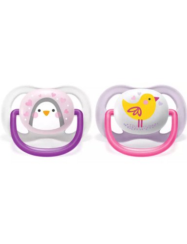 AVENT SCF080/06 Ultra Air Animals 0-6M mergaitė paukštelis / jūrų kiaulytė manekenas