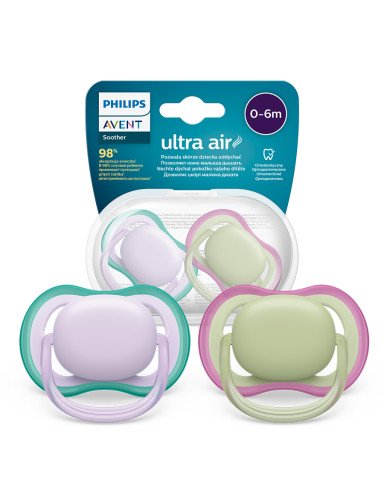 AVENT SCF085/24 Ultra Air manekenas 0-6 m, violetinės/žalios spalvos