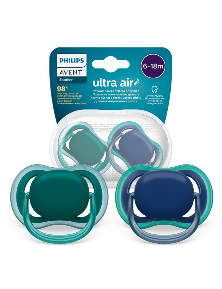 AVENT SCF085/31 Ultra Air manekenas 6-18 m tamsiai mėlyna/žalia