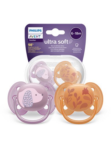 AVENT SCF091/18 "Ultra Soft" 6-18 m gėlių/šunų manekenas
