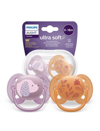 AVENT SCF091/18 "Ultra Soft" 6-18 m gėlių/šunų manekenas