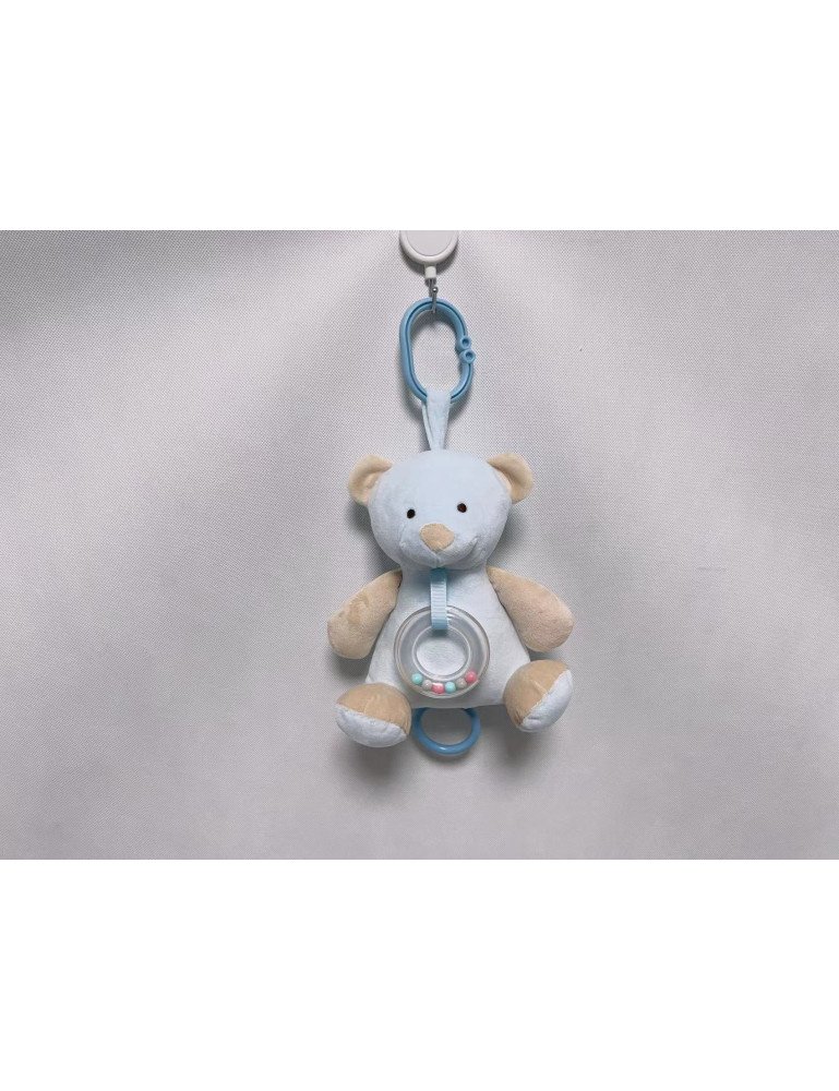 AXIOM 9442 Muzikinė dėžutė mėlynas meškiukas 18 cm
