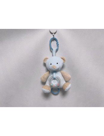 AXIOM 9442 Muzikinė dėžutė mėlynas meškiukas 18 cm