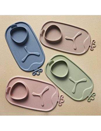 B.BOX BB101309 "Roll+go" ritininis kilimėlis, skirtas mokytis savarankiškai valgyti latte