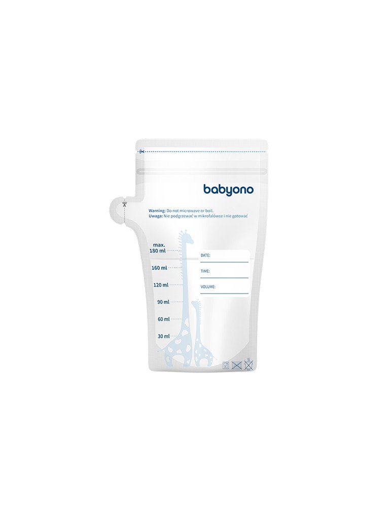 B.O.1084 Žindymo maišeliai 180ml.30szt.