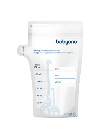 B.O.1084 Žindymo maišeliai 180ml.30szt.