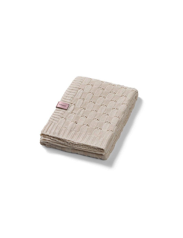 B.O.1479/03 Bambuko megzta antklodė beige B.O.1479/03 Bambuko megzta antklodė beige