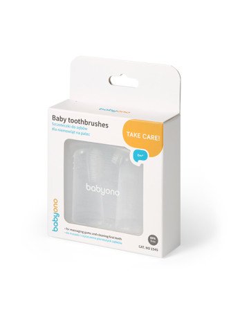 B.O.1545 Dantų šepetėliai kūdikiams ant piršto