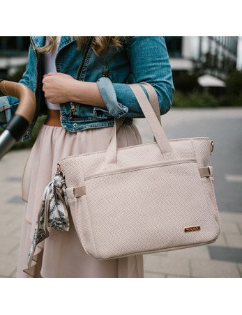 B.O.1571/02 CARMEN mamos / vežimėlio krepšys beige