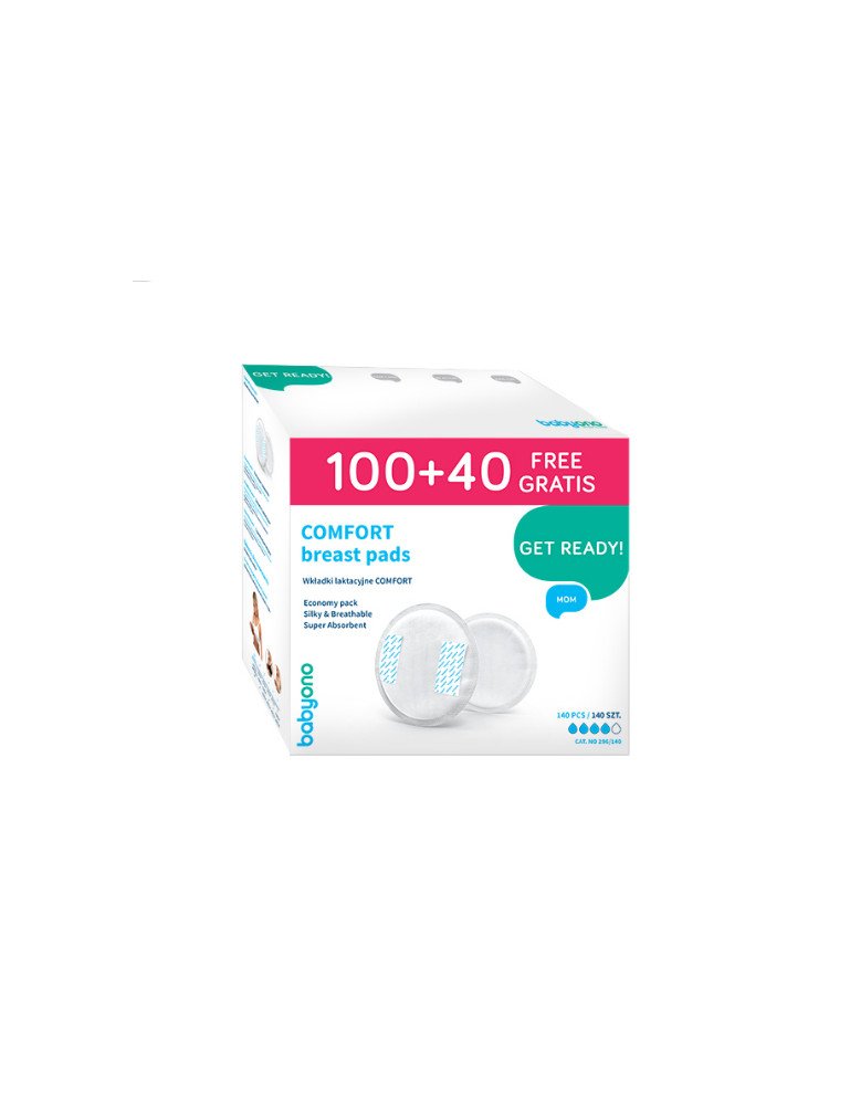 B.O.296/140 COMFORT krūtų įklotai 100+40 vnt. NEMOKAMAI