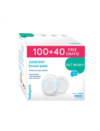 B.O.296/140 COMFORT krūtų įklotai 100+40 vnt. NEMOKAMAI