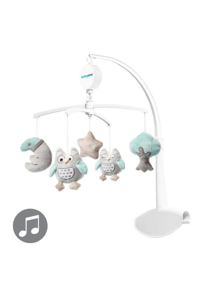 B.O.443 SOPHIA OWL muzikinė dėžutė ir vaikiška karuselė