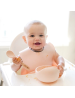 BABY 01140 Silikoninis dubenėlis su siurbtuku ir šaukštu Lilac