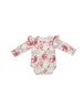 BABY 01193 Kūdikių bodis ilgomis rankovėmis Peonie 80/86