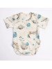 BABY 01213 Kūdikių kostiumėlis trumpomis rankovėmis Cosmos ecru 68/74