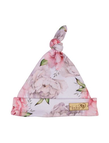 BABY 01287 Kūdikių kepuraitė Smurfette Peonie 3-6m