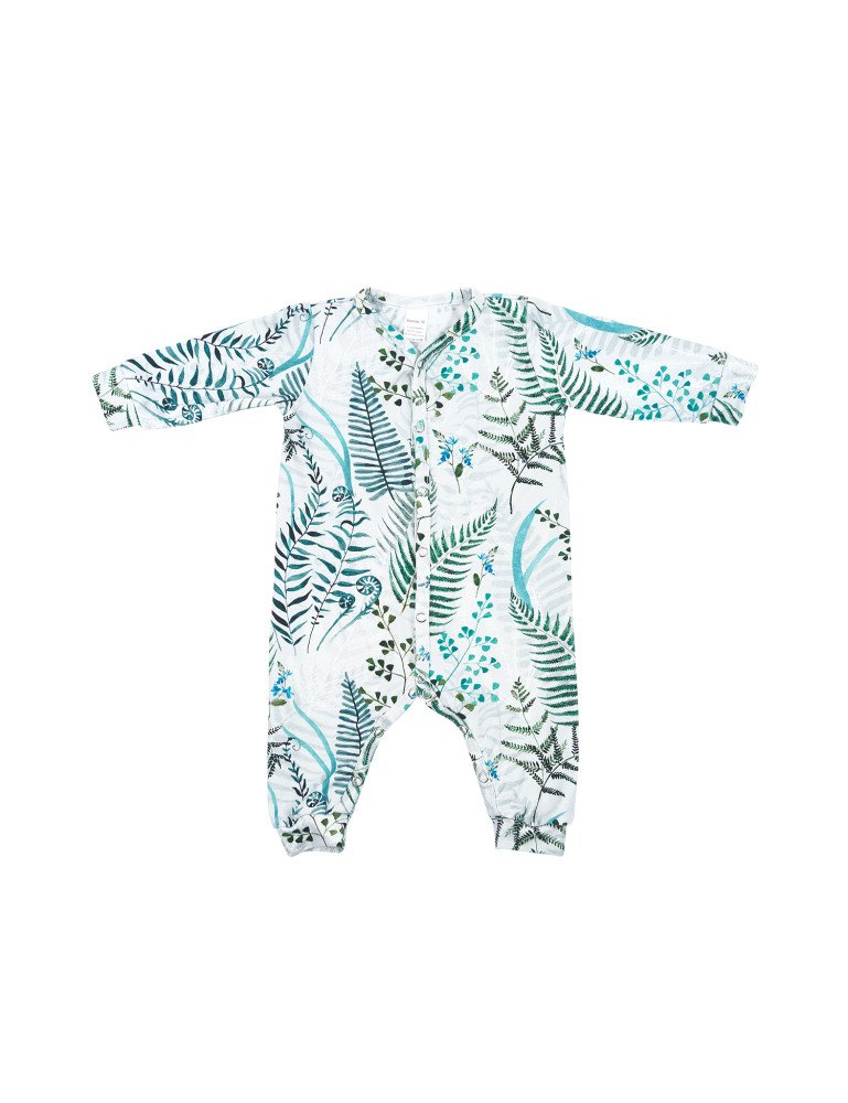 BABY 01343 Kūdikių pižama ilgomis rankovėmis Paparčiai 80/86