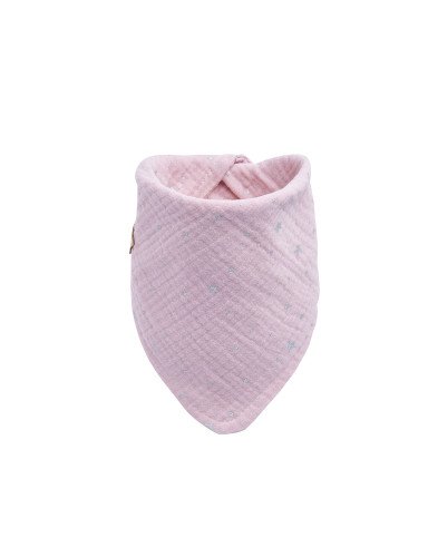 BABY 01350 Muslino bandama Stars Pink