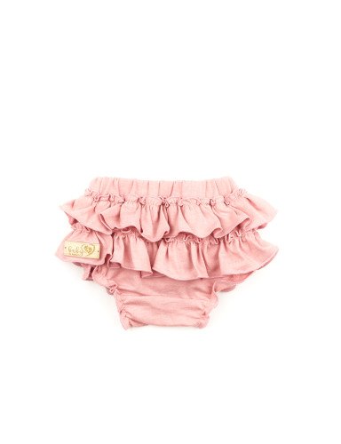 BABY 01384 Žydinčios kelnaitės rožinės spalvos 56/62