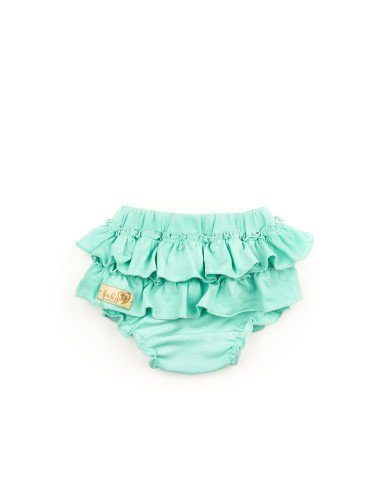BABY 01388 Žydinčios kelnaitės Mint 56/62
