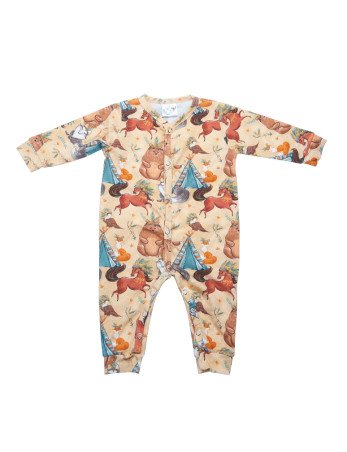BABY 01395 Kūdikių pižama ilgomis rankovėmis Boho Boy 80/86